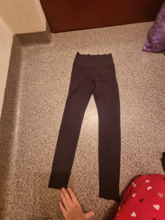 leginsy czarne damskie xs