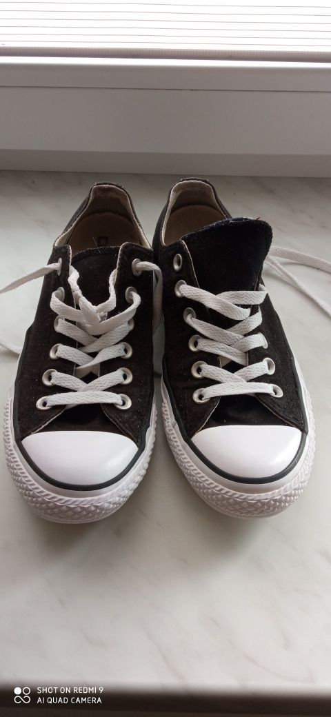 Czarne trampki Converse r. 37.5