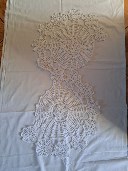 Serweta podwójna na szydełku