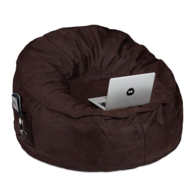 Beanbag o wyglądzie zamszu XXL