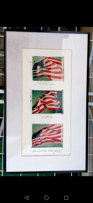 Quadro Star and Stripes / serigrafia