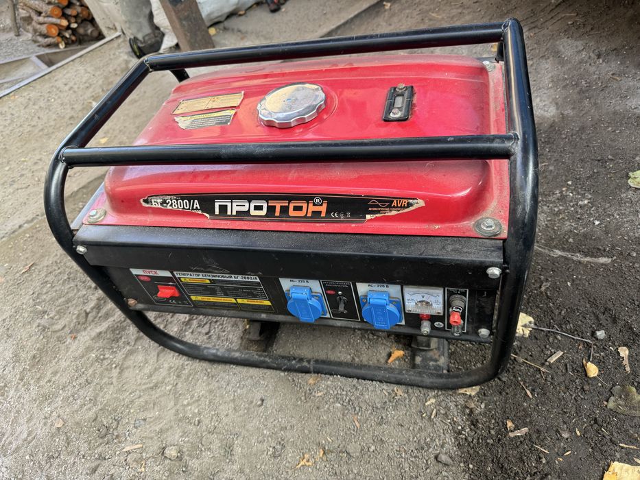 Бензиновий генератор на 2,8 кВт Протон БГ-2800/А