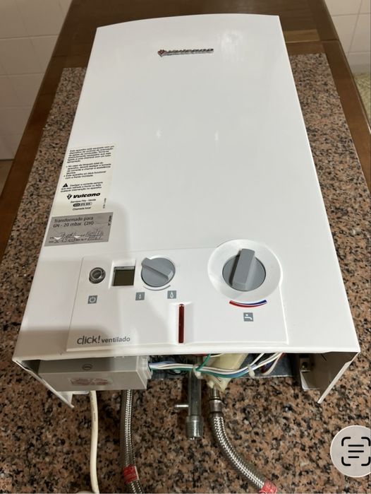 Vendo Esquentador Vulcano Click! Ventilado – Gás Natural