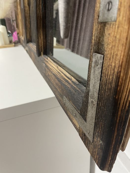 Zaproponuj cenę!! Lustro loft ze starej drewnianej ramy okiennej