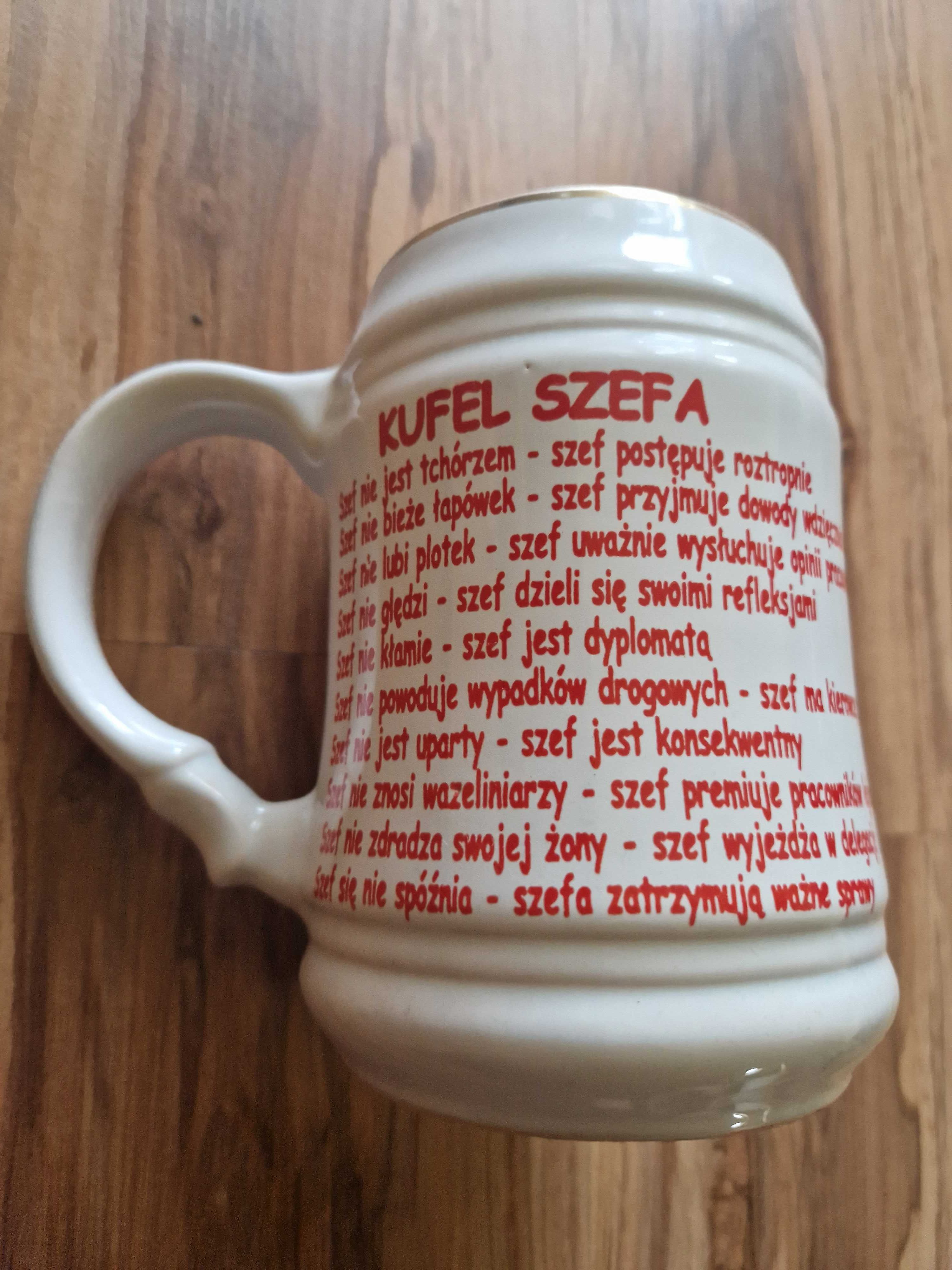 Kufel ceramiczny - Kufel Szefa