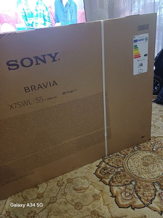 Sprzedam Nowy Telewizor SONY KD55X75WL 4K UHD, HDR, Smart TV (GoogleTV