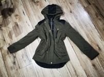 Parka damska khaki