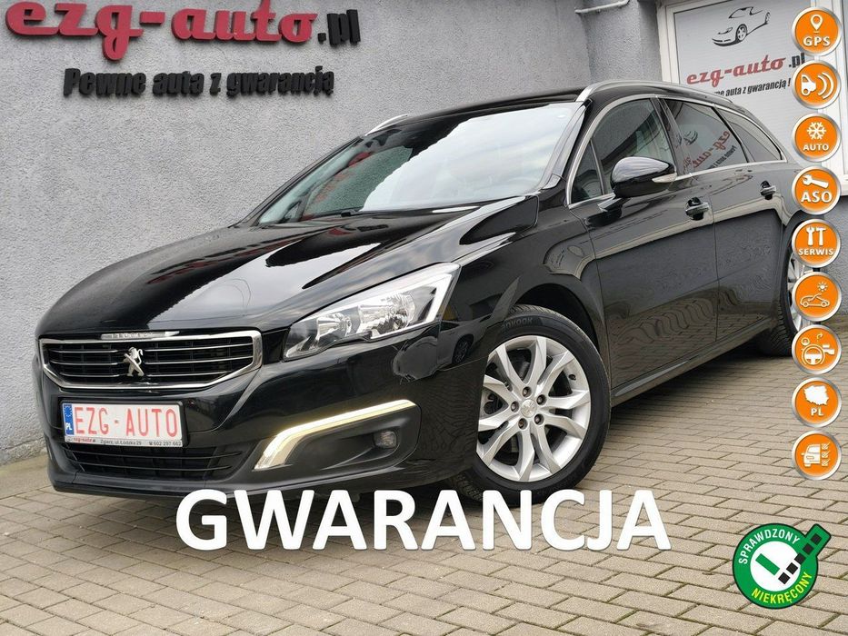 Peugeot 508 bogata opcja Head-up panorama serwis Gwarancja