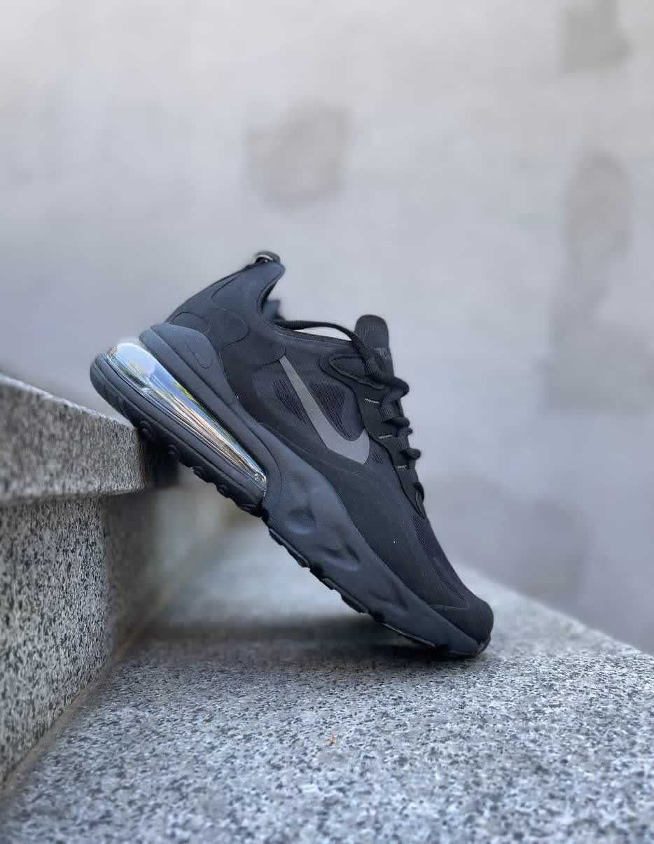 Кросівки Nike Air Max 270 react black кросівки чоловічі Найк демісезон