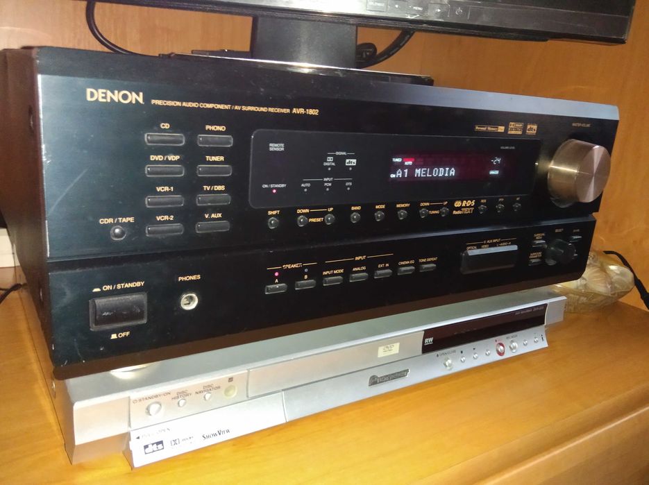 DENON avr-1802 AC3 / DTS / Phono / Нові Конденсатори 12000 mF 2 шт.