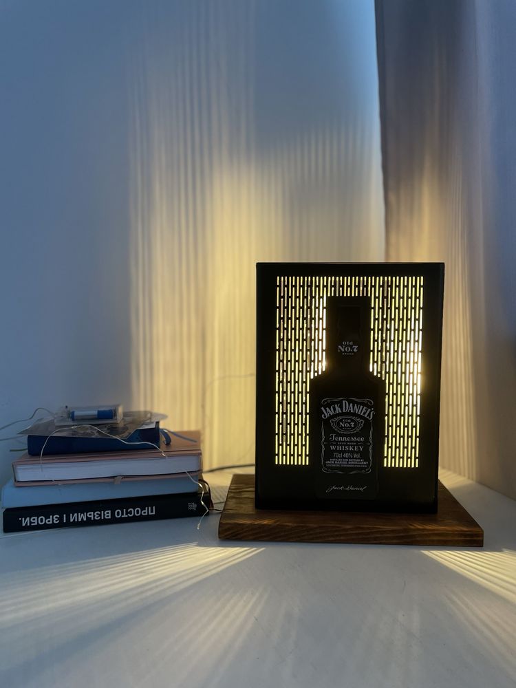Настільна лампа в стилі Loft Jack Daniel’s
