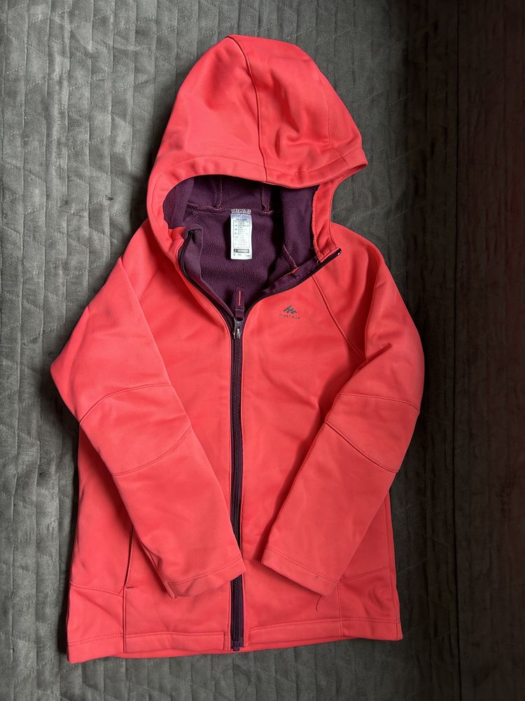 Kurtka softshell, przeciw wiatrowa, Decathlon, rozmiar 113-122