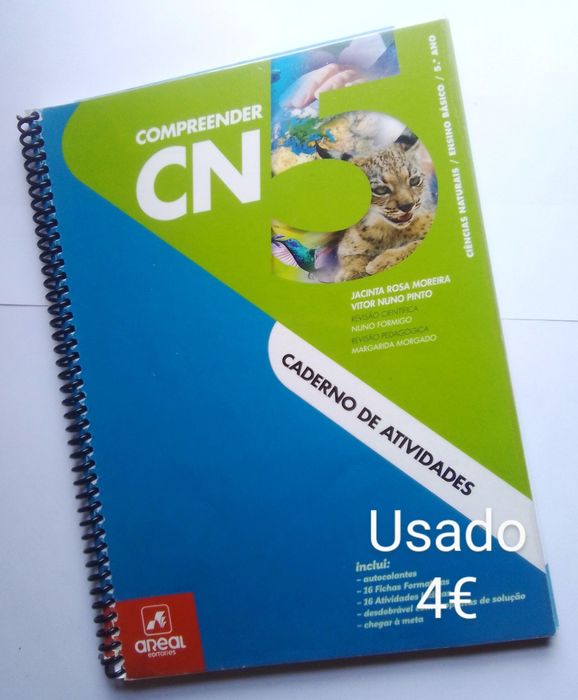 Cadernos de atividades de ciências naturais 5°ano