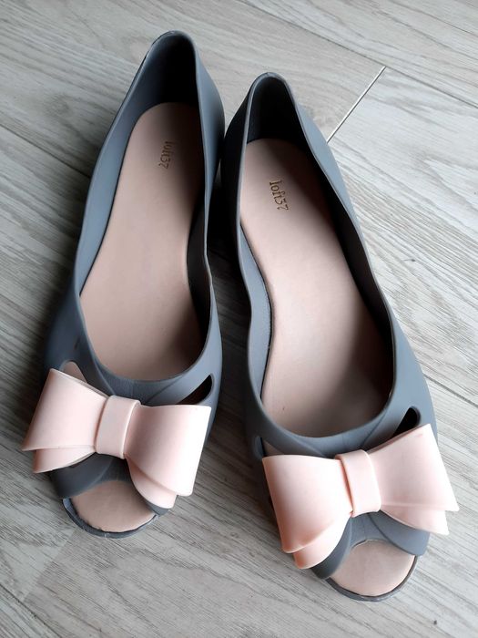 Baleriny szaro-różowe