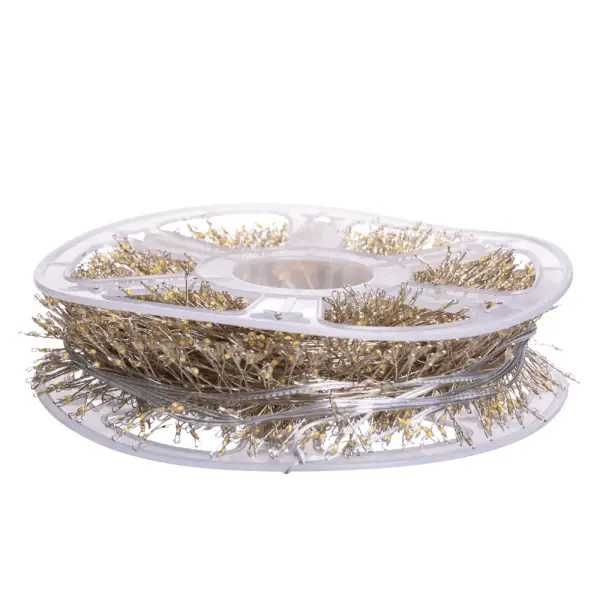 Гірлянда-нитка Роса Хвойна лапа 1500 LED 50 метрів біла нитка, синій