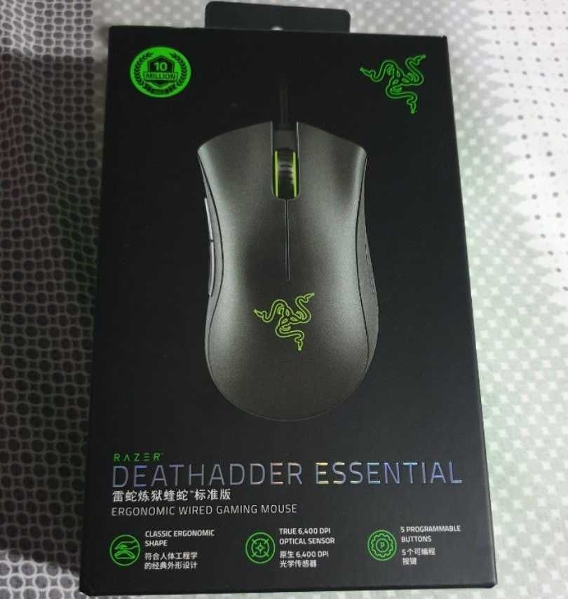 Мишка ігрова Razer DeathAdder Essential USB Black НОВА!