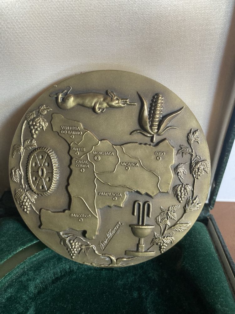 Medalha comemorativa 150 aniversario do concelho da mealhada -1986