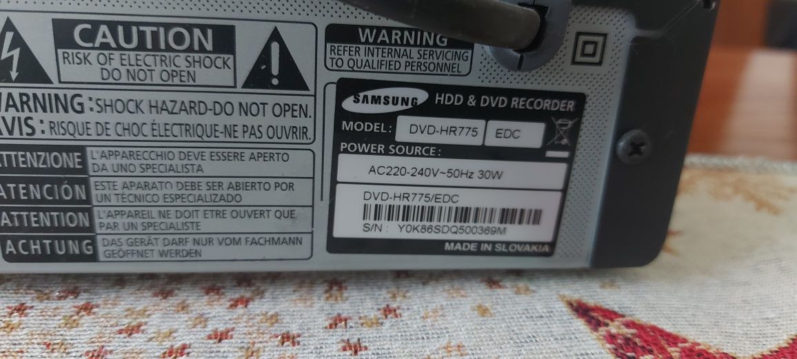 DVD odtwarzacz SAMSUNG.775