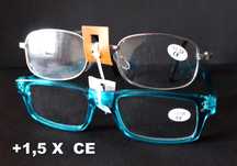 Okulary korekcyjne do czytania + 1,5 +Gratis