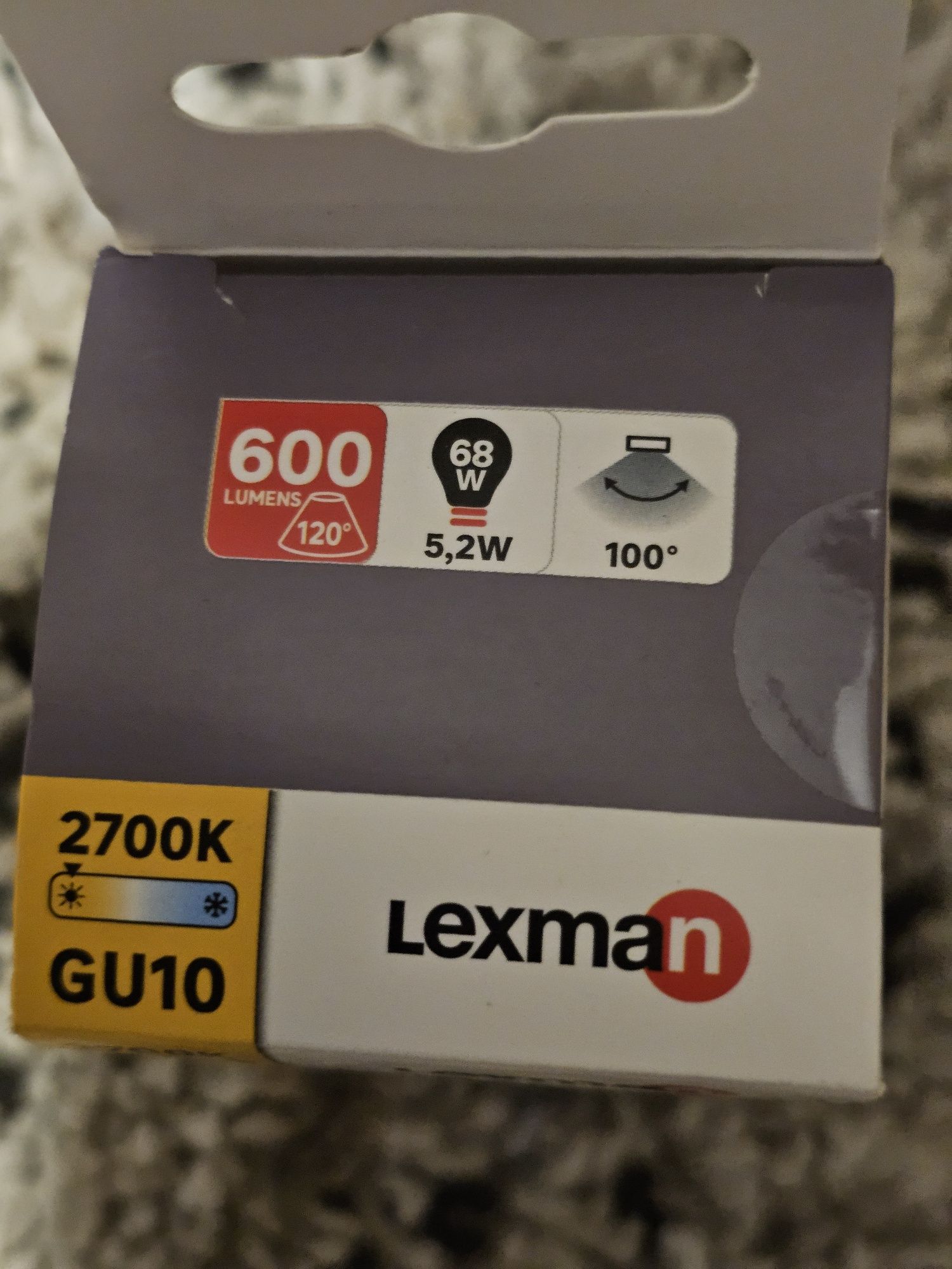 3 żarówki led GU 10 nowe