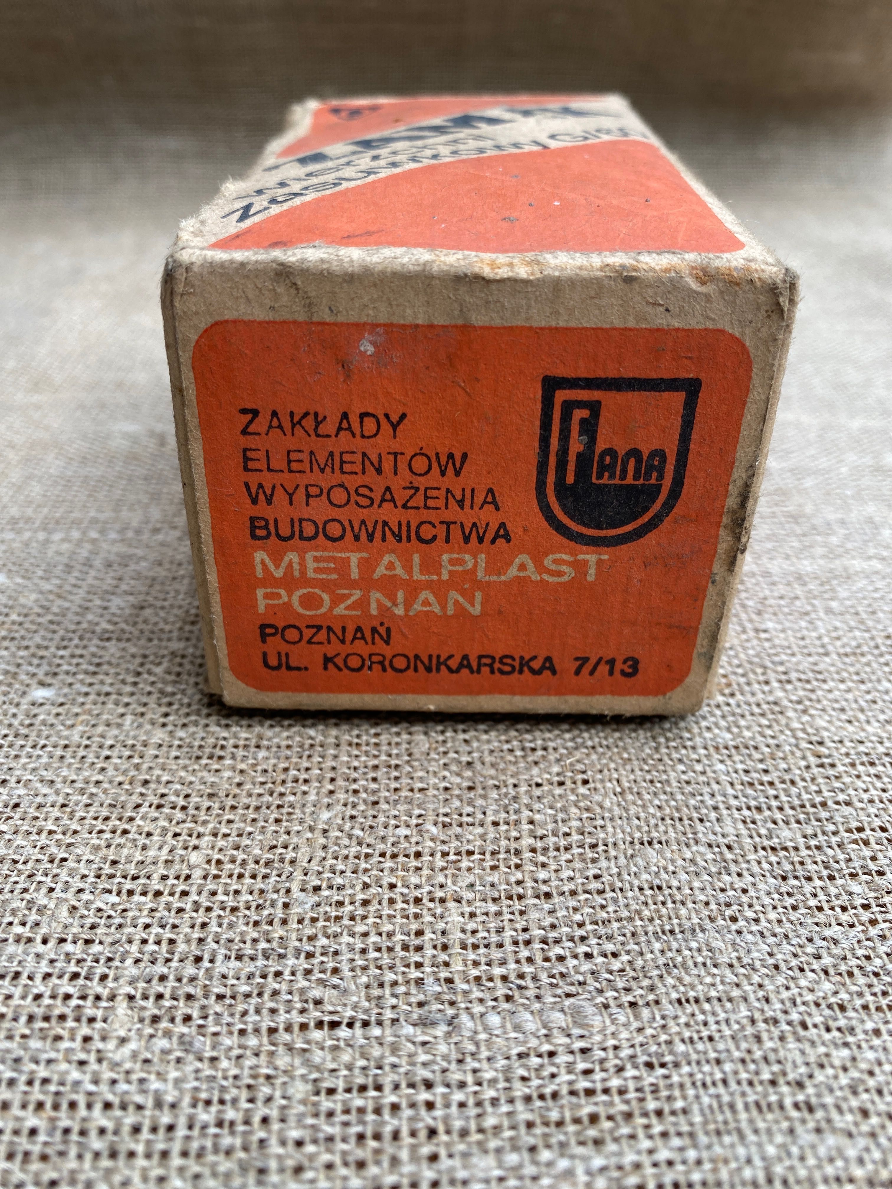 Zamek zasówkowy vintage pamiatki PRL