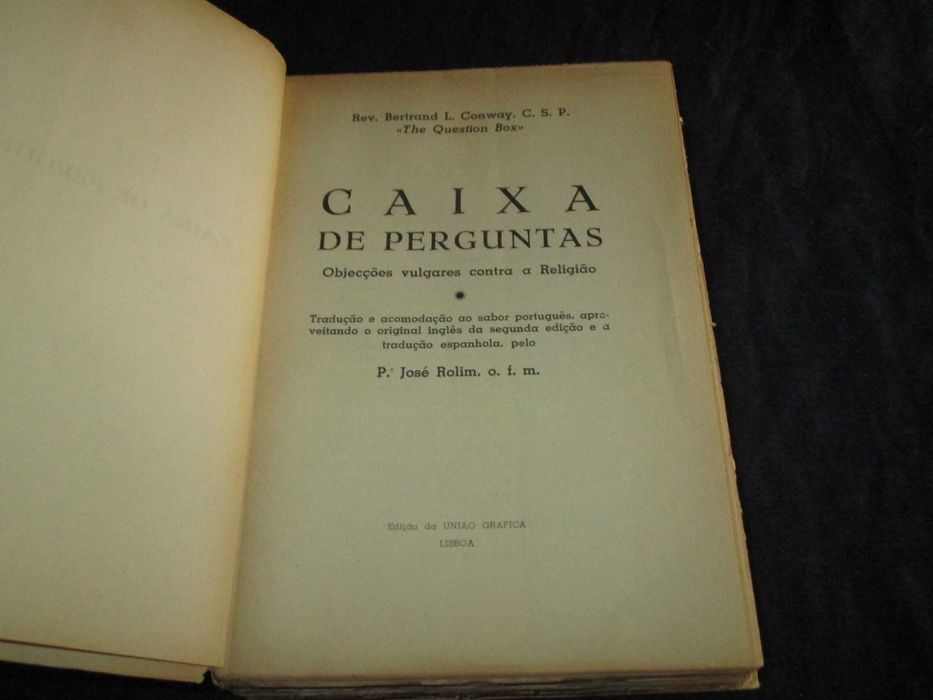 Livro Caixa de Perguntas Bertrand Conway