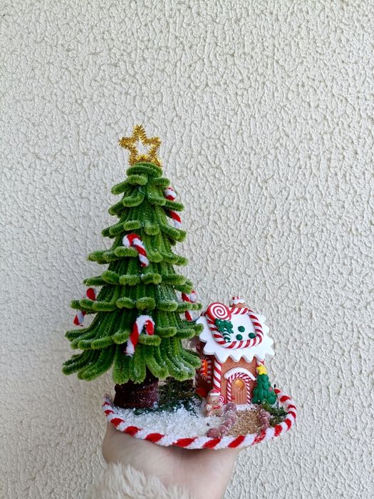 Árvores de natal artesanais