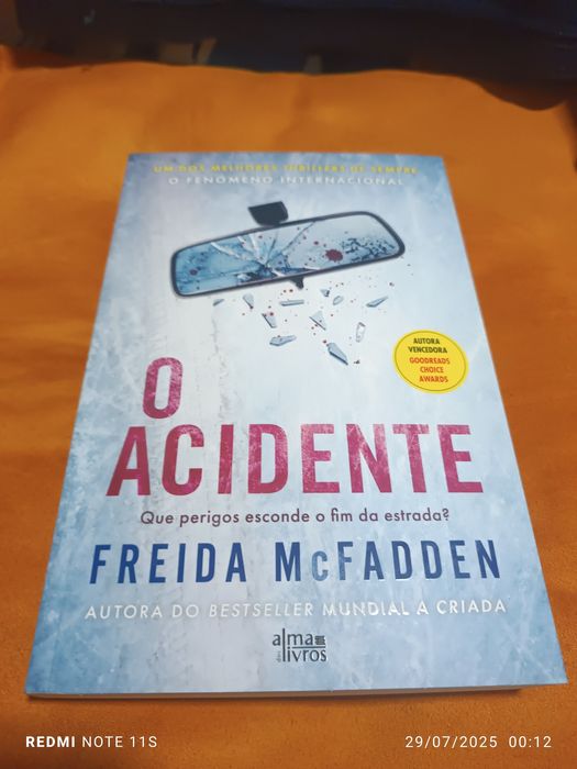 Livro NOVO o ACIDENTE da FREIDA McFADDEN