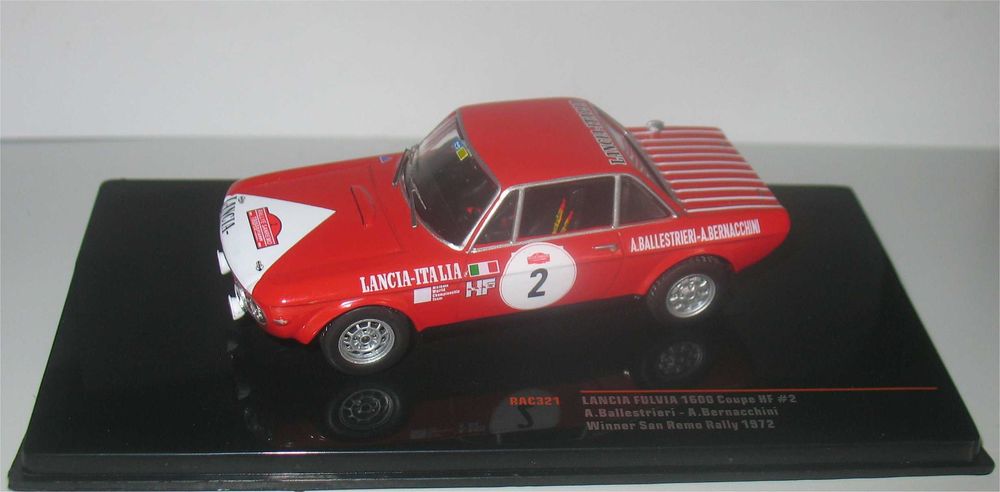 Lancia Fulvia 1600 HF - Vencedor Rally Sanremo 1972 - A. Ballestrieri