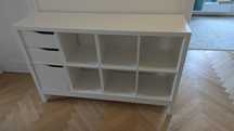 Ikea regał kallax 2x4 , rama nośna, wkład z drzwiami, wkład z szuflad