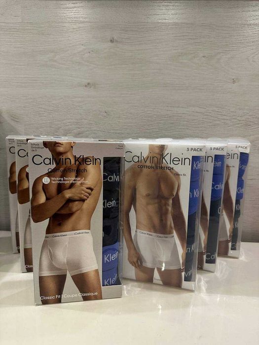 Чоловічі труси боксери Calvin Klein набір 5 штук