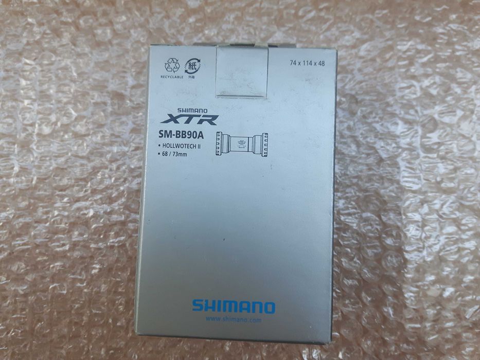 Wkład suportu Shimano XTR, model SM-BB90-Nowy i nieużywany