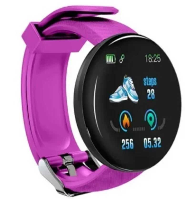 SmartWatch Led Wodoodporny Różowy