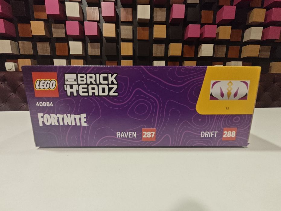 Констоуктор LEGO Brick Headz Fortnite 40884 Фігурки Drift і Raven