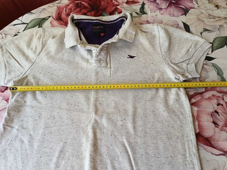 Koszulki polo męskie chłopięce r.S 4 szt.