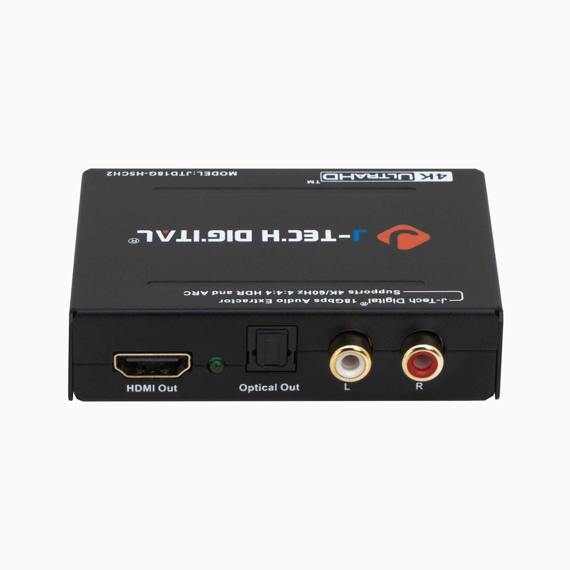 J-Tech Digital | 4K60Hz HDMI Audio Extractor | HDMI-ARС