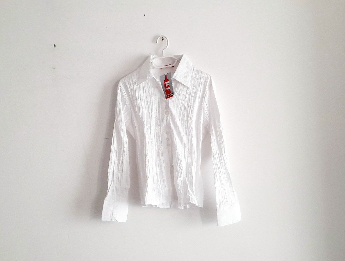 OKAZJA Nowa koszula  bawełniana bawełna bluzka wiosna shirt  42 xl 44