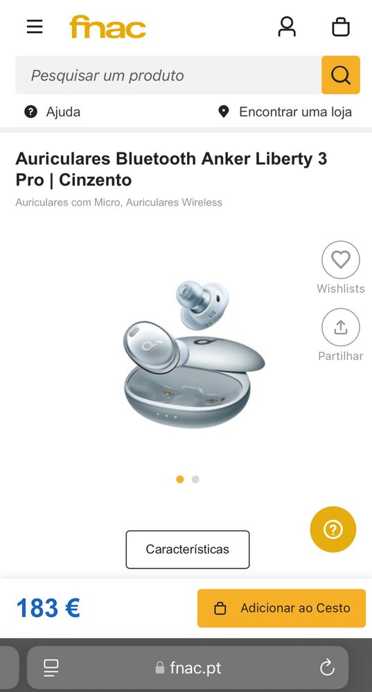 Fones bluetooth soundcore liberty pro 3