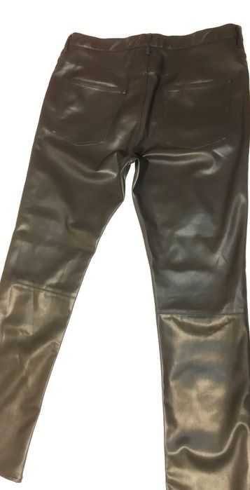 Мужские кожаные джинсы  H&M    - Skinny Fit   (W36)