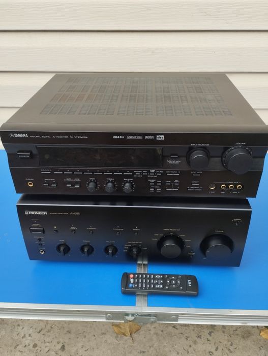 Pioneer A-602 R усилитель пульт и Ресивер Yamaha RX-V795а