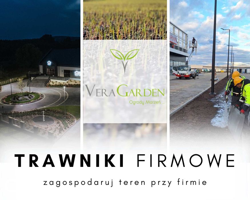 TRAWNIKI PRZY FIRMACH, przygotowanie terenu pod trawnik - HYDROSIEW