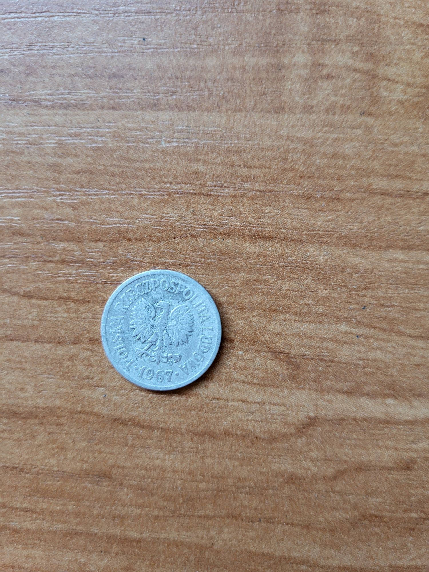 Moneta 10 groszy z 1967 roku