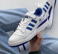 Кросівки Чоловічі Adidas Forum White Blue 41-45 Без передоплати