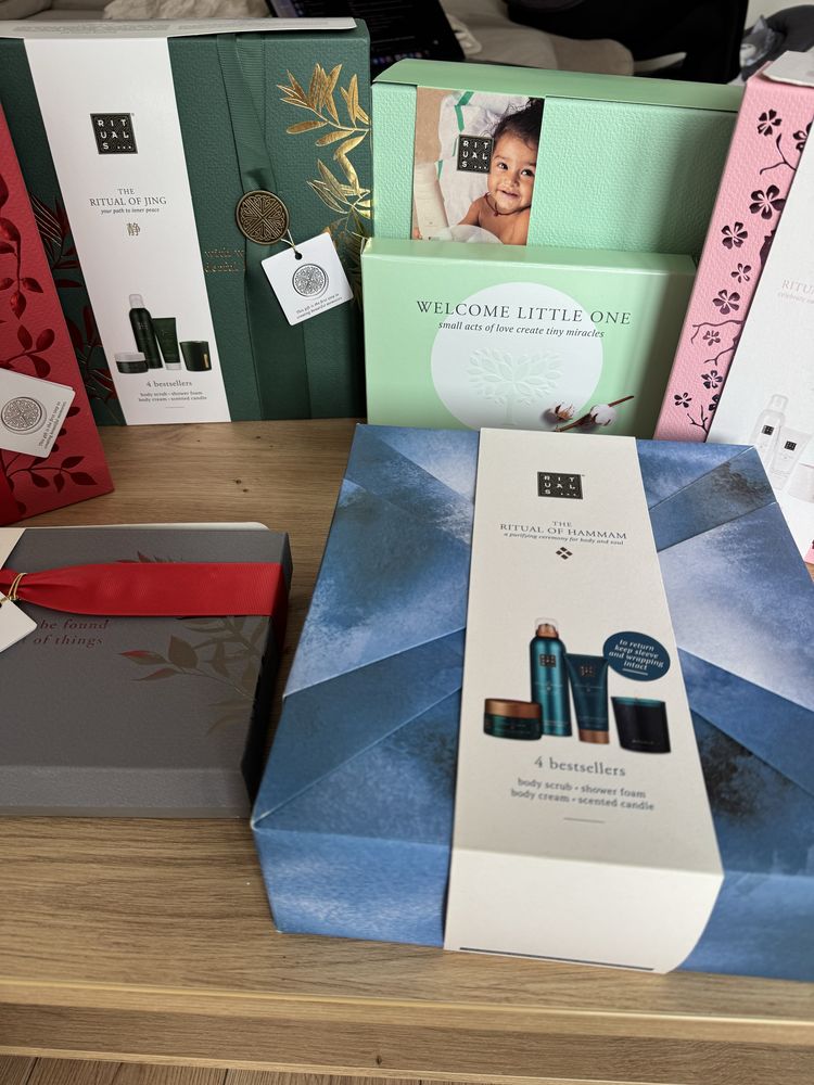 Подарункові набори Rituals Ayurveda, Sakura, Jing, Hammam, Homme