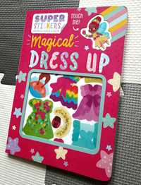 Magical Dress Up Super Stickers naklejki wielorazowe ubieranka