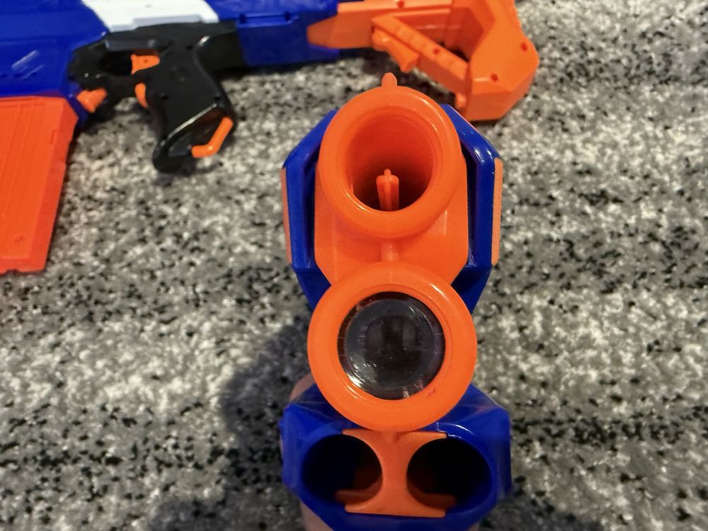 Nerf elite rapidstrike cs-18 (elektryczny) i nerf firestrike z laserem