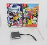 Detetive Pikachu + Digimon World Nintendo Switch + Dock Station Portát