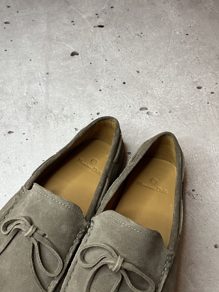 Massimo Dutti Moccasins Slip On Mens Original замшеві мокасини туфлі