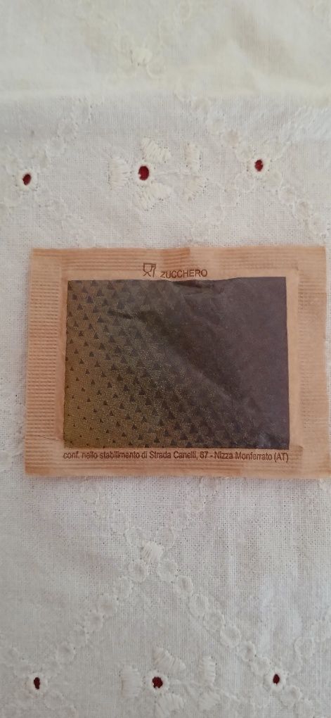 Pacote de açúcar italiano