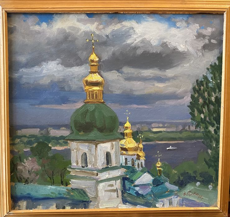 Картина. Золота дзвіниця. Києво-Печерська лавра. 1999р.